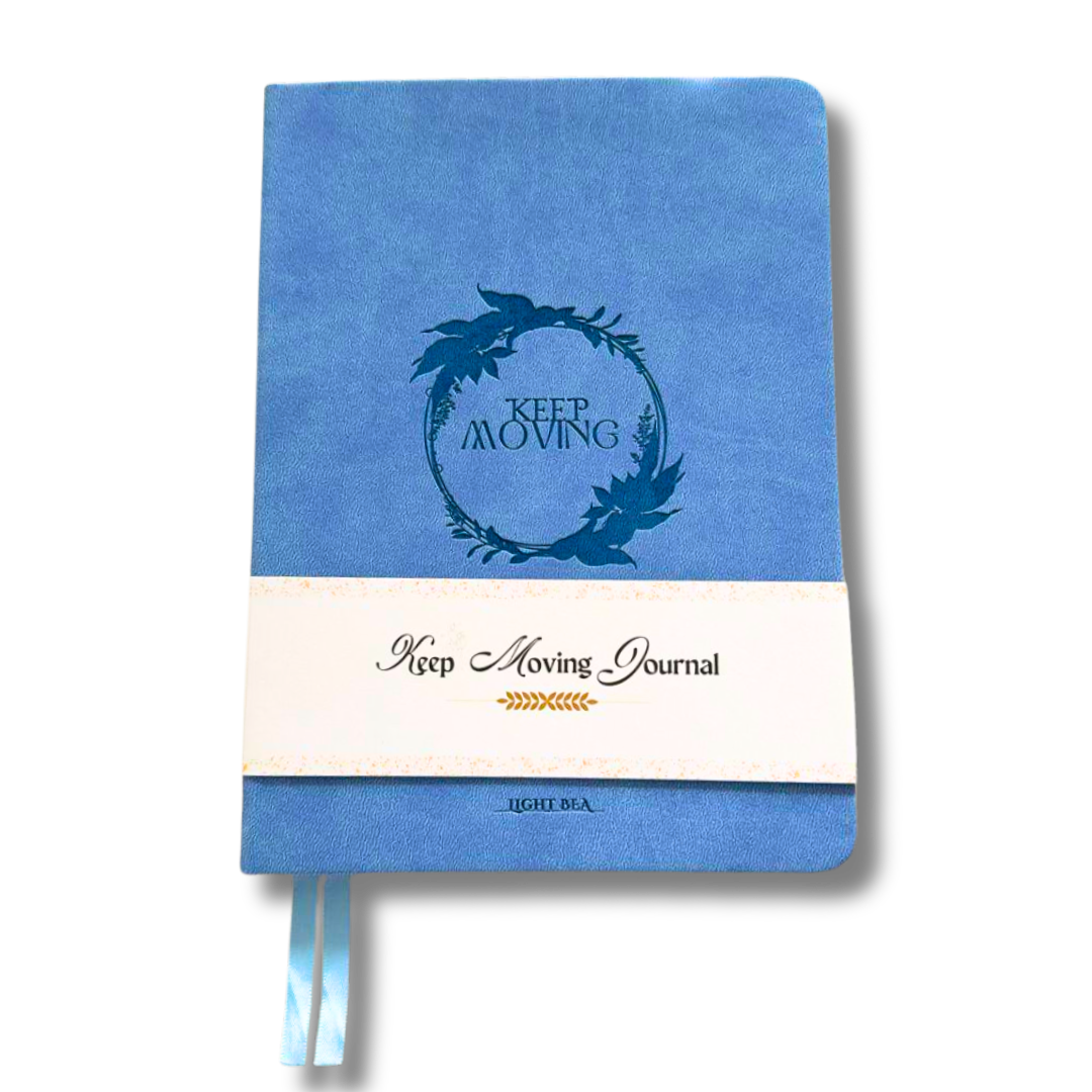 Keep Moving Journal - Royal Blue.