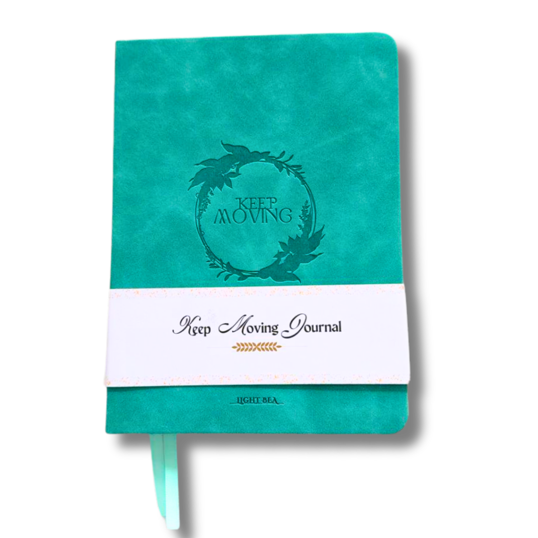 Keep Moving Journal - Sea Blue.