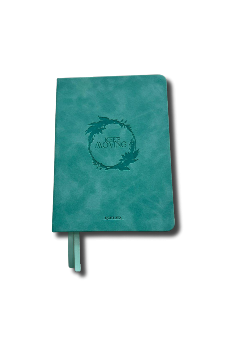 Keep Moving Journal - Sea Blue.